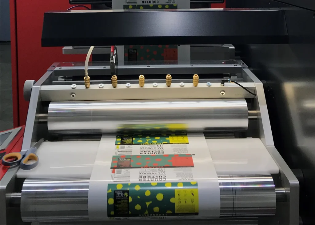custom product label printing